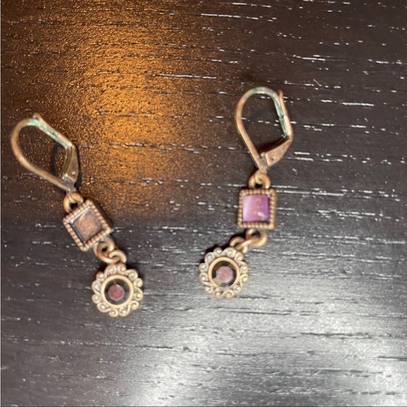 Lia Sophia Rose Gold Earring and Necklace Set - Picture 3 of 4